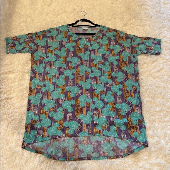 Disney Mickey Minnie LuLaRoe Irma top - Picture 2 of 5